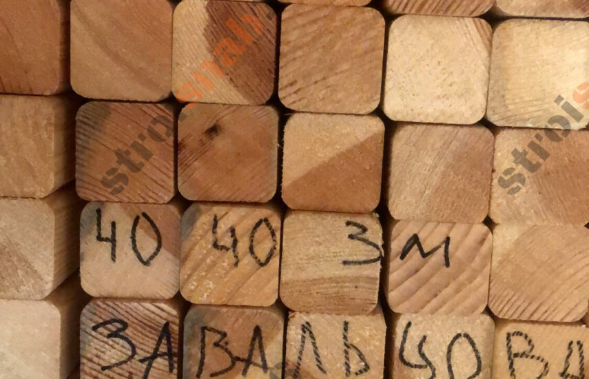 Брусок строганный бессучковый