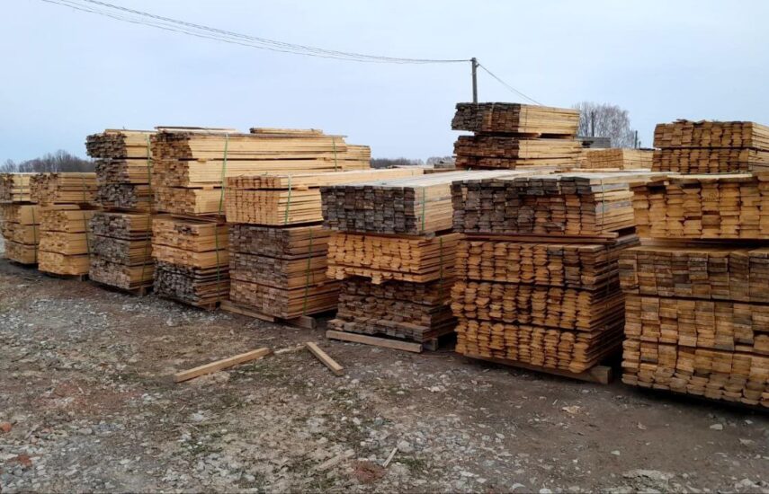 Доска обрезная 27*100*2 м 2 сорт